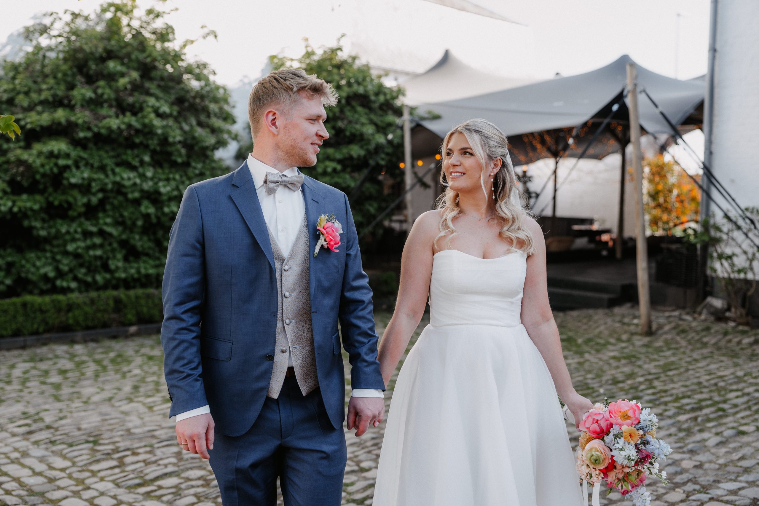 Hochzeit in der La Maison Blanche Brautpaar Cathy Kohlenberg Fotografie