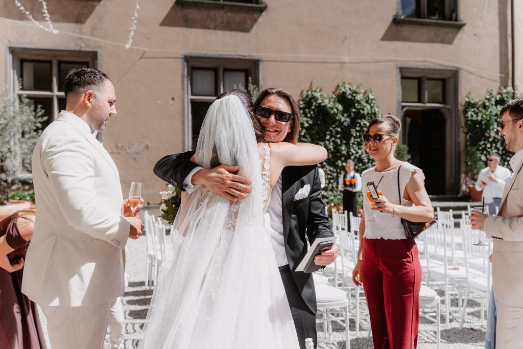 Hochzeit Schloss Arenfels Cathy Kohlenberg Fotografie Sektempfang