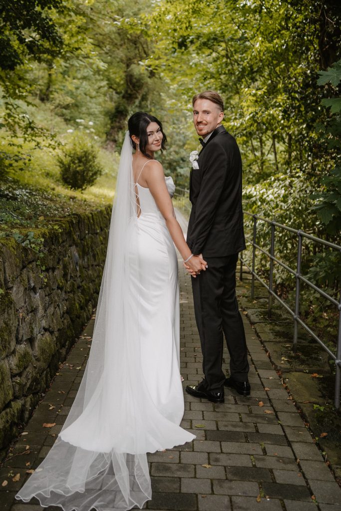 Heiraten am Rolandsbogen Brautpaarshooting Cathy Kohlenberg Fotografie