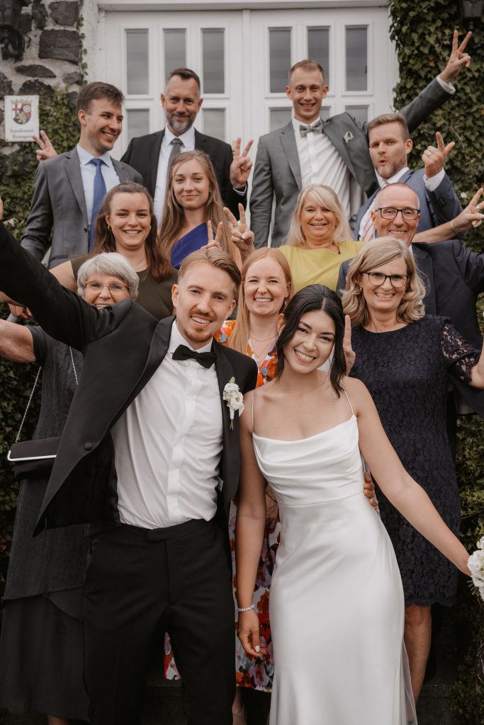 Heiraten am Rolandsbogen Gruppenbilder Cathy Kohlenberg Fotografie